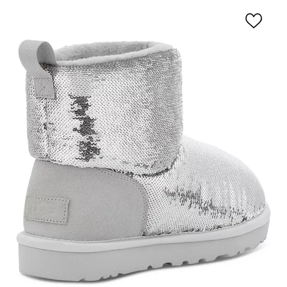 New🤍🪩UGG® Women's Classic Mini Mirror Ball Booties - Picture 1 of 5